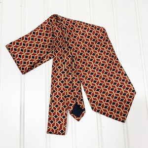 Brooks Brothers red, blue and gold neck tie EUC